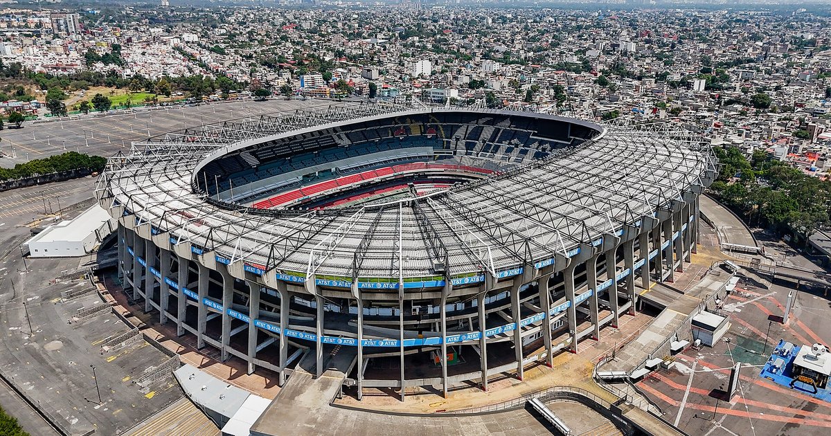 Pronósticos de hoy: vista aérea del Estadio Azteca