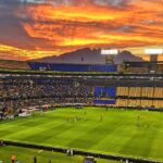 Pronósticos de hoy: atardecer sobre el Estadio Universitario de Nuevo León