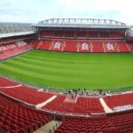 Pronóstico Liverpool vs Arsenal: vista panorámica de Anfield desde la tribuna principal